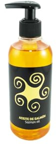Lenda Aceite de Salmon 250 ml para Perros y Gatos con Omega 3 y 6 – Salmon Oil for Dogs and Cats- Aceites de Pescado – Acidos Grasos Esenciales Procedente de Salmones Noruegos