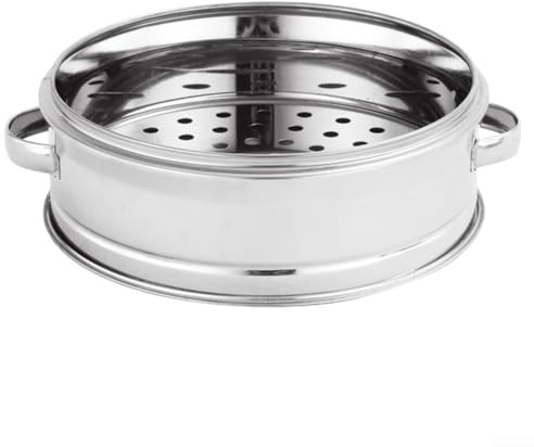 Cestello per cottura a vapore in acciaio inossidabile, vassoio per cottura a vapore in metallo 304 per verdure, riso, frutti di mare e alimenti per bambini, inserto per cottura a vapore a più livelli