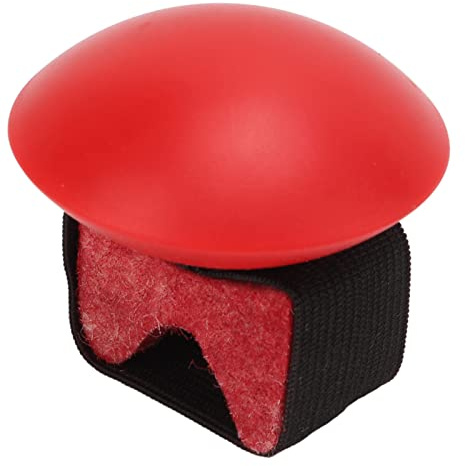 Shaker à doigt de tambour africain |Instrument de percussion marteau hochet de sable |Accessoires de cloche pour musique/rythme/performance |Léger et robuste (Rouge)
