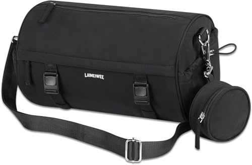 LAIMEIWEE Bolsa pequeña de Gimnasio para Mujer y Hombre, Bolsa de Viaje de 11L con Bolsillo húmedo y Soporte para Esterilla de Yoga, Bolsas Deportivas de Entrenamiento para Fitness, Baile, natación