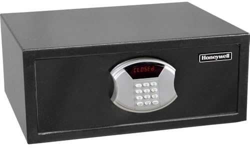 Honeywell 5805 PullOut Drawer, Security Safe with Digital Lock, Sliding Cabinet Drawer, 0.74Cubic', Steel, Black Finish