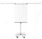 OfficeMarshal Flipchart Whiteboard mobil mit Rollenfuss Ständer 73x105cm | Höhenverstellbar bis 210cm, Beschreibbar, Trocken abwischbar, magnetisch (Piranha)