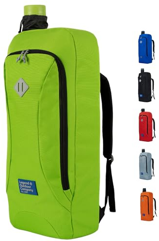 Legend Artemis Archery Backpack for Recurve Bow - Professional Bow Backpack for Travel - Storage Pockets for Gear & Accessories - Protective Foam Padding - Comes with Arrow Tube Case - Green