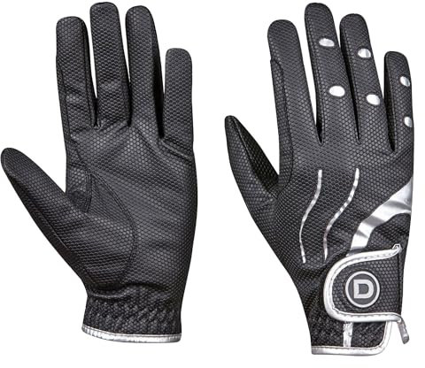 Dublin 2022 Pro Alltagsreithandschuhe 1000218002 - Schwarz/Silber