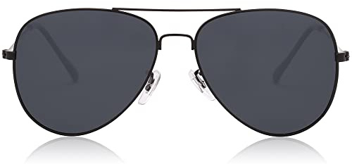 SOJOS Sonnenbrille Herren Damen Polarisiert,Klassisch Sonnenbrillen mit Metallrahmen UV400 SJ1054