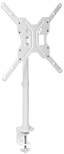 Vivo STAND-V155CW White Ultra Wide Desk Mount for Screens up to 55 Inches - 29.9 kg - Single Height Adjustable