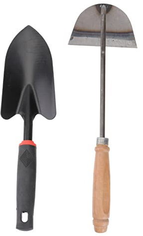 Supvox Gartenschaufel Mit Unkrauthacke Für Haushalt Kleine Schaufel Und Hacke Als Gartengerät Für Umpflanzen Pflanzen Bodenlockerung Und Jäten