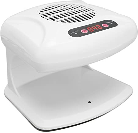 Sèche-Ongles pour Vernis Ordinaire, Sèche-vernis à Ongles avec Capteur Automatique 300 W, Ventilateur à Ongles, Sèche-cheveux Chaud et Froid, pour Manucure, Pédicure, Salon,