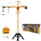 Lexibook, Crosslander® Pro, RC-Kran, Riesiger Ferngesteuerter Kran, Höhe 1,28 m, Hebt bis zu 500g, Multidirektional, Ton- und Lichteffekte, Gelb, RCP35
