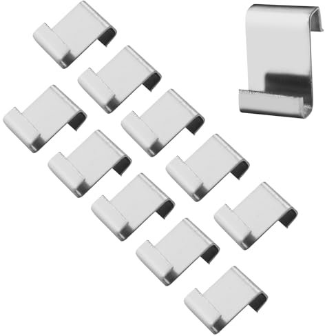 40 clip tipo Z per vetri serra, clip per serra, vetro, acciaio inossidabile, vetro serra a Z, clip per finestre, fissaggi per vetri serra, accessori di ricambio