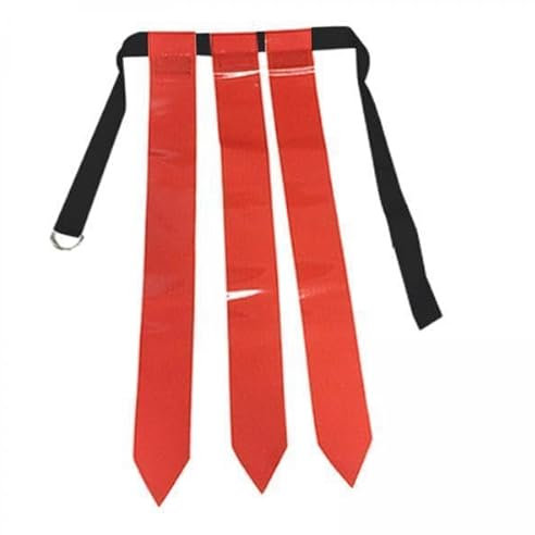 F Fityle 3X Flag Football Gürtel, American Football Taillenflagge mit Flaggen Pro Gürtel, Professioneller Rugby Flaggengürtel für Erwachsene, Spieler, Match