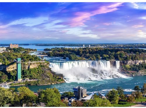 HUADADA Puzzle 1000 Teile-Niagarafälle 1000 Teile Puzzle für Erwachsene und Kinder ab 14 Jahren Klassische Puzzles Geschenk