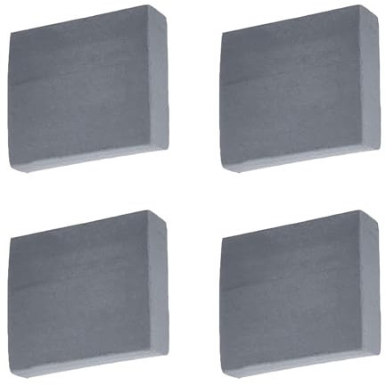 BHSTTNIXP Lot de 4 gommes malléables en caoutchouc malléable pour enfants et adultes (gris)