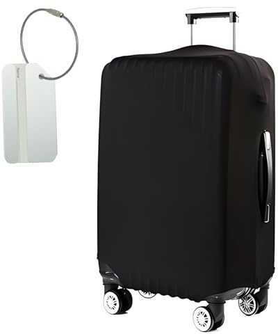 Housses Valise,Housses Protection Valise Extensible Lavable, Protection Valise De Voyage 26-29, Protection Valises Poucesavec 1 étiquette Pour Voyage Soute, Compatible Avec Valises Universelles