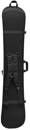 SDIUAKBV snowboardväska skidväska snowboard monoboard platta skyddande fodral justerbar stor kapacitet repbeständig ryggsäck bärbar skidväskor (145 cm)