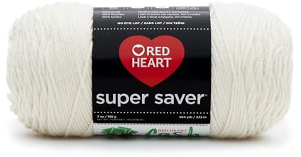 Red Heart Super Saver - Aran, 22.86 x 7.62 x 7.62 cm (E300.0313)