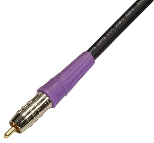 Blue Jeans Cable LC-2 Double-Shielded Low Capacitance Subwoofer Cable, 10 Foot, Black