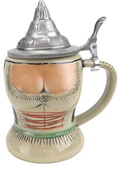 Beer Stein: Dirndl .5L With Lid