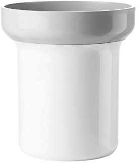 Guzzini Porta/Scola Utensili Kitchen Active Design, Grigio, 15.6 x 15.6 x h17 cm