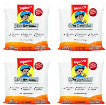 Da Terrinha Pack Tapioca da terrinha - 4x 500g