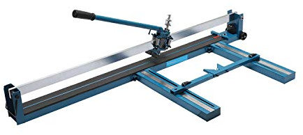 TOPWAY 1200mm Manuelle Fliesenschneider Professioneller mit Einzelschiene und Laserführung, zum Präzisionsschneiden von Porzellanfliesen Keramik 347704
