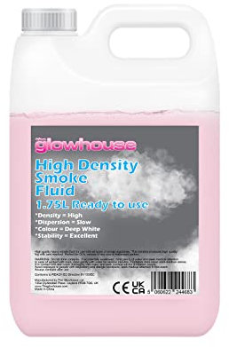 The Glowhouse Long Lasting High Density Smoke Fog Fluid DJ & Party Effect Mist Haze Liquid for Machines 1.75L