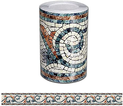 Guest Ruyunlai Carta Bordi Adesiva Per Parete Decorazione Autoadesiva Rimovibile Per Cucina Bagno Piastrelle Adesivo Per Pareti Autoadesiva Mosaico 01 10cm X 500cm