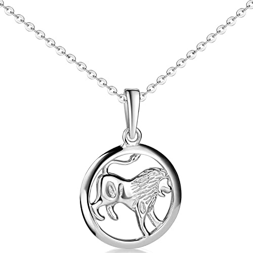 MATERIA by Matthias Wagner Sternzeichen Anhänger Silber 925 Damen Herren Kette rhodiniert