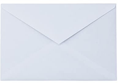 ARKRAFT Briefumschläge Weiß Set 25 Umschläge Größe 18 x 12 cm (C6)