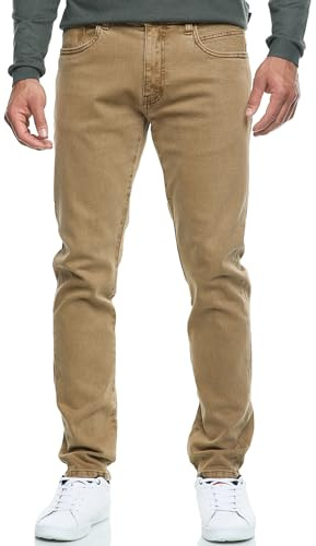 Indicode Hombres INSamario Jeans confeccionados en 99% algodón con 5 Bolsillos Otter 31/32