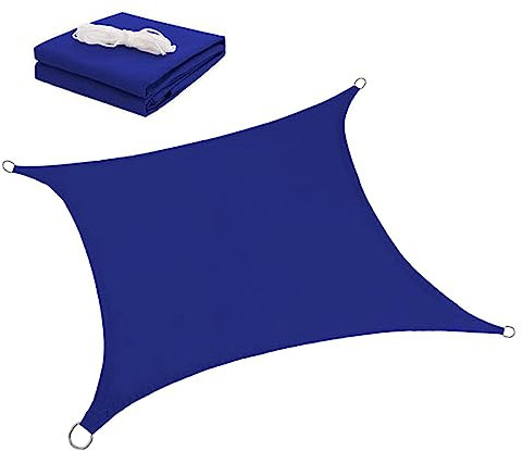 KITANDOVE Baldachin Segel 3x5M Viereckiges Polyester Sonnensegel für Garten Terrasse Pool Wasserdicht