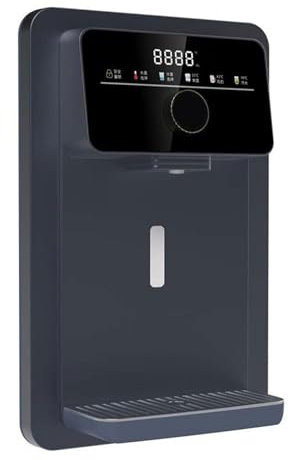 Hot Mains Fed Water Dispenser with Child Lock - Instant Hot Water Purifier for Office & Commercial Use - Touch Screen, Black