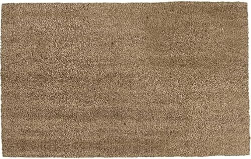 Pro Home Door Mat 35x60cm – Natural Plain Coir Door Mats with Latex Backing – Tough Door Mats Outdoor for Dirt, Mud and Moisture Control in Entryway, Patio or Garage (Pack of 1)
