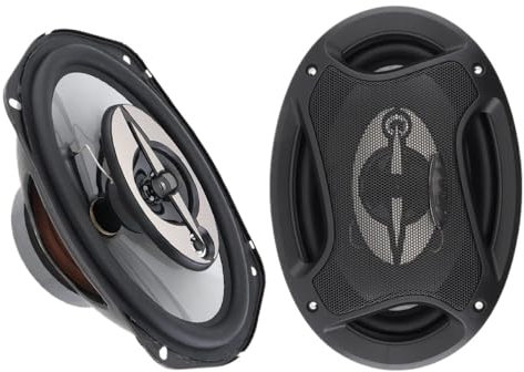 MNEVZX Tweeter Auto 2 Altoparlanti Hi-Fi Stereo a Gamma Completa per Auto, 12 V, 1000 W, 6 x 9 Pollici, 3 Vie, coassiali, Audio, Musica Altoparlante Tromba