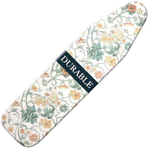 veiox 15″x54″ Ironing Board Cover and Pad,Heatproof Surface,Easy Fit Elastic Edge