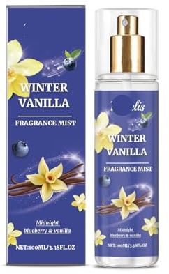 Fragancia Corporal En Aerosol De Vainilla Y Arándanos: Aroma Único Y Duradero, Eau De Toilette For Una Frescura Y Un Toque De Carisma Que Duran Todo El Día. Cinco Puntos Clave.(2PCS)