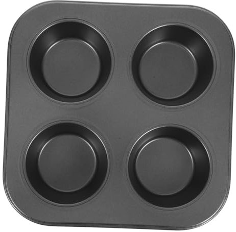 ULTECHNOVO 4griglie Stampi Per Muffin Teglia Da Forno Pirottini Antiaderenti Per Cupcake Realizzato in Materiale Resistente Al Calore Facile Da Pulire Per Uso Casalingo