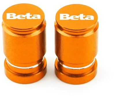 Bouchons de Valve de Moto pour Beta Motor Enduro Trial Alp Motard 500 RR-S X-Trainer 50 RR Bouchon De Valve Pneu Moto en Aluminium avec Emblème Scooter(DD-a)
