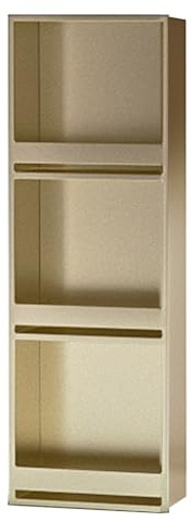 Cubeta de almacenamiento de pared de ducha de acero inoxidable impermeable para baño, cocina y dormitorio, fácil instalación sin azulejos, diseño moderno y elegante, solución de ahorro de espacio