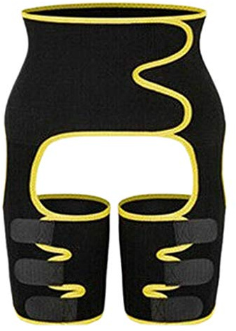 Whoasyst Ceinture amincissante pour femme - Taille haute - Perte de poids - Réglable - Pour perte de poids - Ceinture amincissante pour les hanches et le fessier