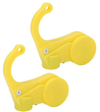 ZJchao Allarme Sonno Conducente, Leggero Dispositivo di Rilevamento Sonnolenza Montato Sull'orecchio con Segnale Acustico per Camionisti, Lavoratori Notturni, Guida a Lunga Distanza, 2 (YELLOW)