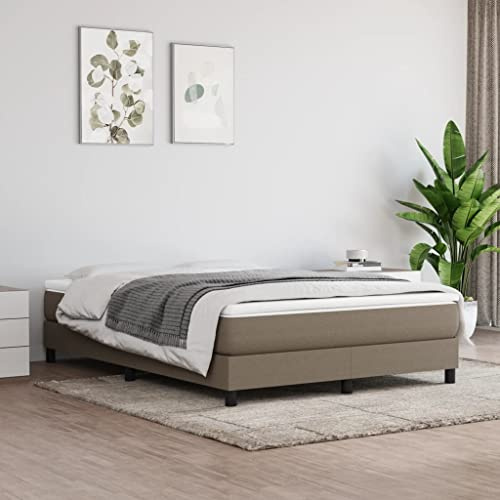 Teenpull Väska fjädermadrass brungrå 140 x 200 x 20 cm, ventilerande tyg, medelhårt komfortskum, för vilsam sömn i sovrummet