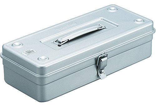 TRUSCO T-350SV Trunk Tool Box, 14.8 x 64.2 x 4.0 inches (373 x 163 x 102 mm), Silver