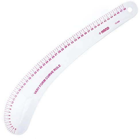 HAND Metrisk varierande formkurvlinjal NO.12-248, flexibel, 48 cm