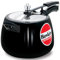 Hawkins Contura Black 6.5 Litre Pressure Cooker, Hard Anodised Cooker, Handi Cooker, Black (CB65)