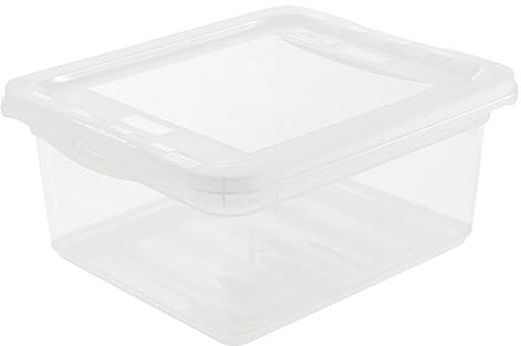 keeeper Box Contenitore con Sistema di Ventilazione, 19,5 x 16,5 x 8,5 cm, 1,7 L, Bea, Trasparente