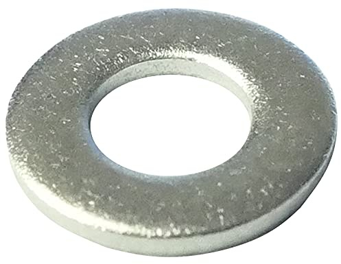 AERZETIX - C19043 - Set di 100 rondelle piatte universali - rondelle - rondelle - M2.5 - in acciaio inox A2 - Ø esterno 6 mm - H0,5 mm DIN 125