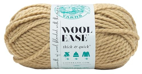 LION BRAND YARN företagsgarn för tjockt och snabbt jordnötsgarn.