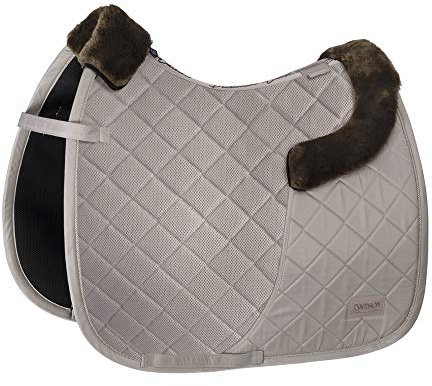 Eskadron INNOPAD MESH FAUXFUR Schabracke Greige Platinum 20, Größe:VS