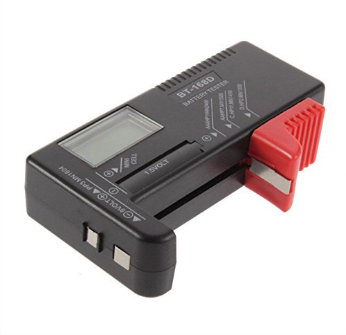 Testeur de Piles, Testeur de Capacité de Batterie, UniverselAAA AA Batterie Testeur de 1.5V 9V, S'auto Alimente Avec Pile/Batterie En Test